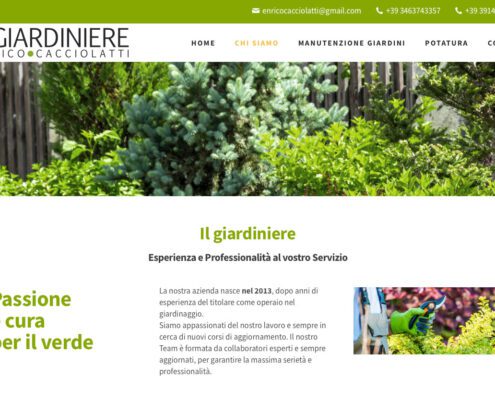Creazione Siti Internet per Giardinieri
