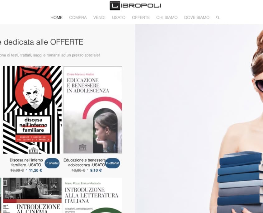 Sito ecommerce per vendita online prodotti seconda mano con spedizioni gratuite